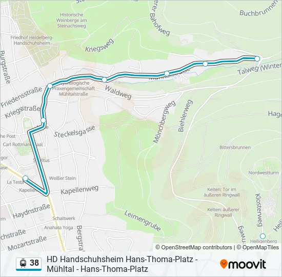 38 Light Rail Line Map