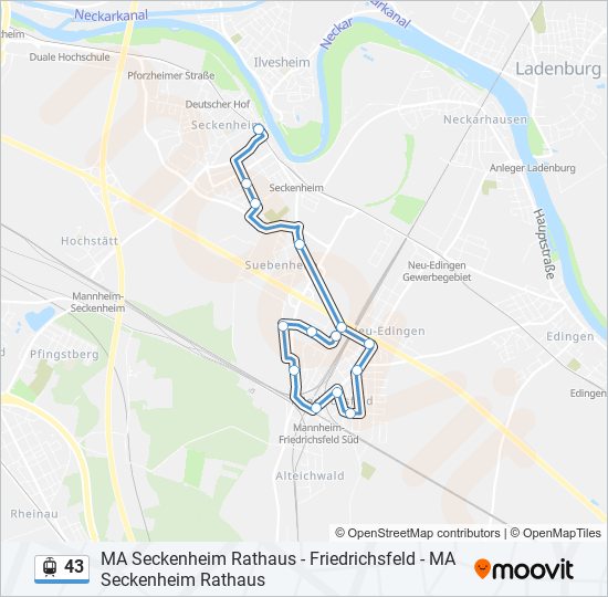 43 Light Rail Line Map
