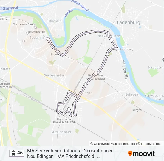 46 Light Rail Line Map