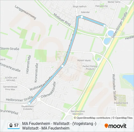 57 Light Rail Line Map