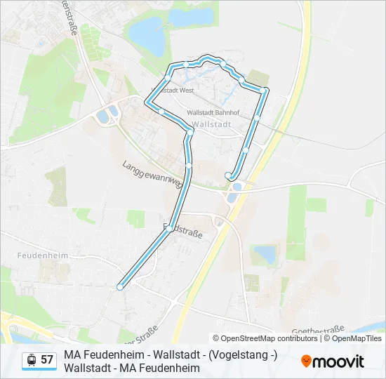 57 Light Rail Line Map