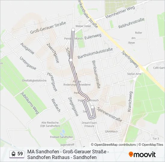 59 Light Rail Line Map