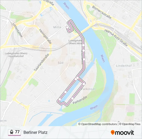 77 Light Rail Line Map