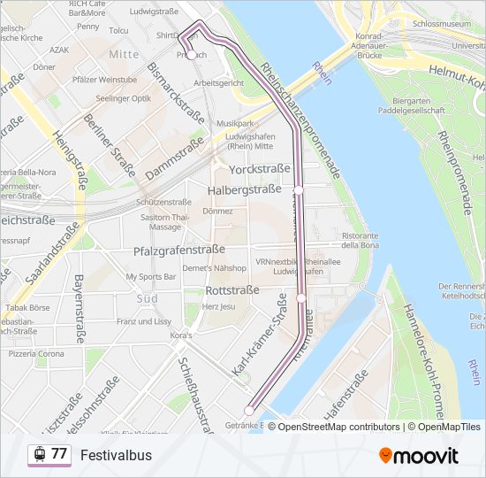 77 Light Rail Line Map