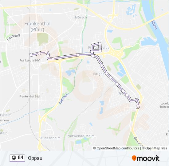 84 Light Rail Line Map