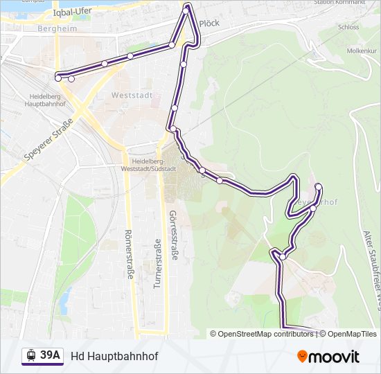 39A Light Rail Line Map
