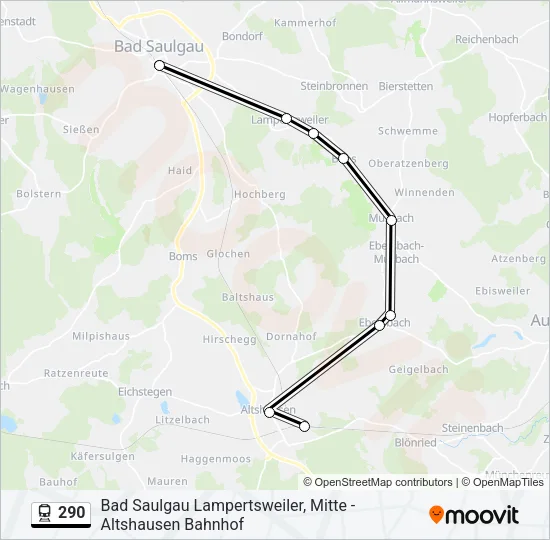 290 Train Line Map