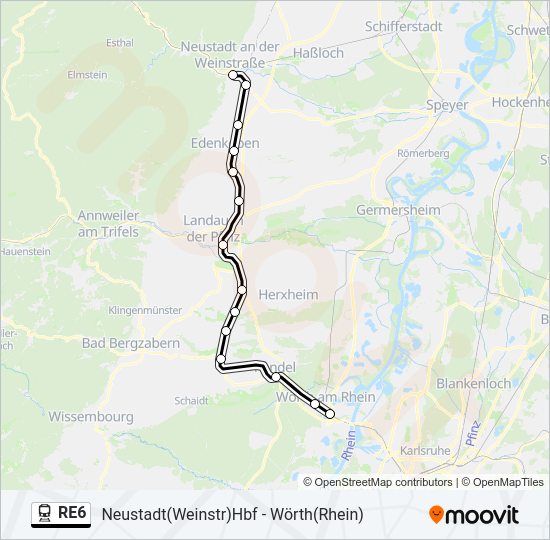 RE6  Line Map