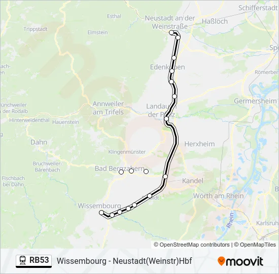 RB53  Line Map