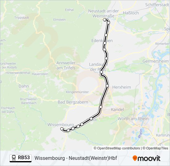 RB53  Line Map