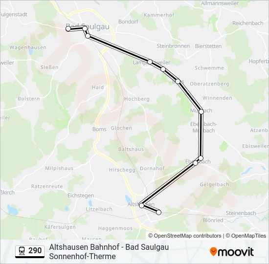 290 Train Line Map