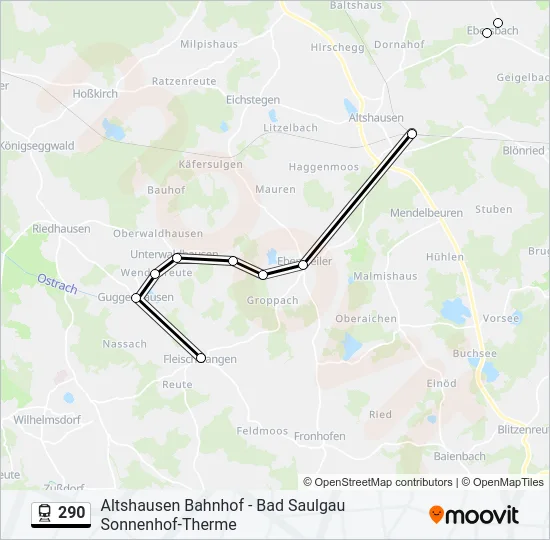 290 Train Line Map