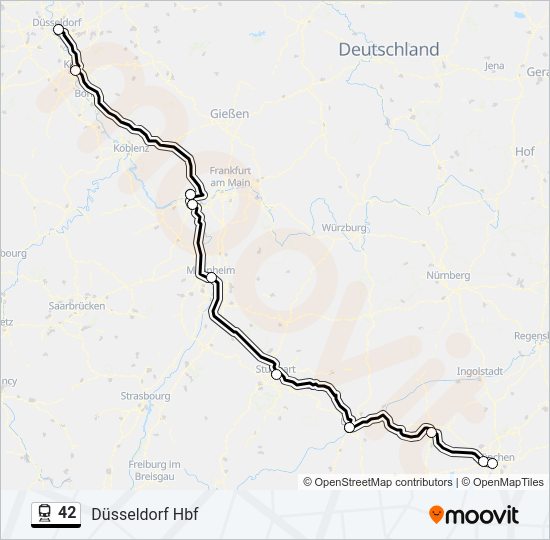 42 Train Line Map