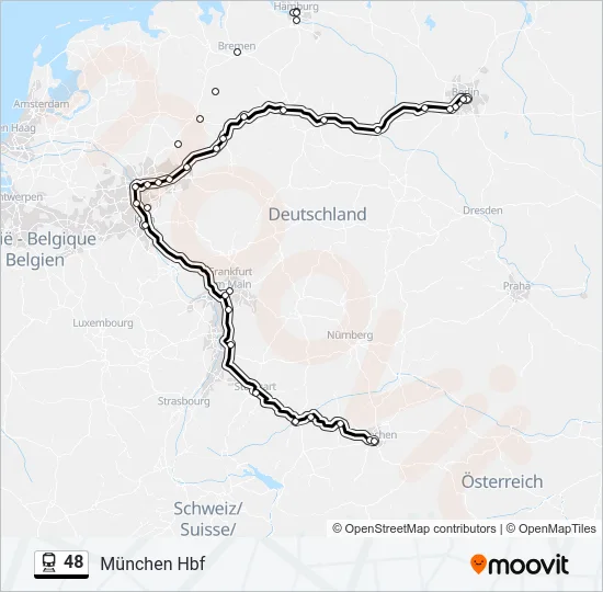 48 Train Line Map