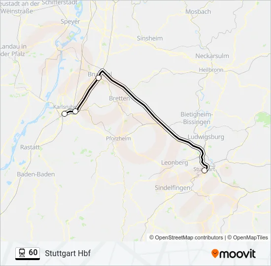 60 Train Line Map