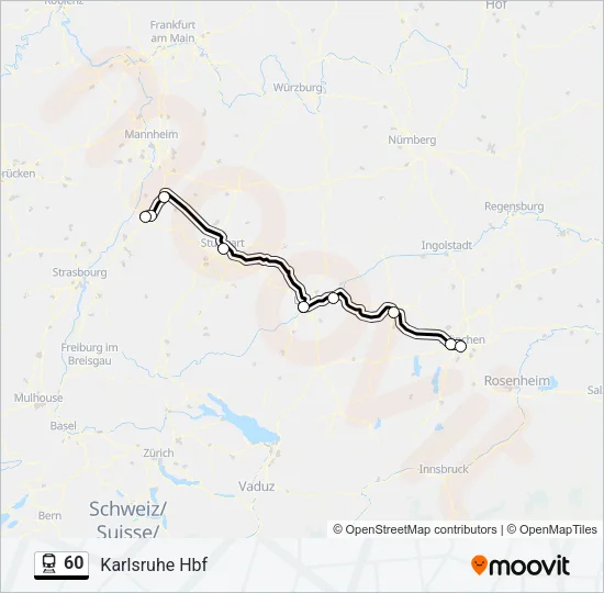 60 Train Line Map