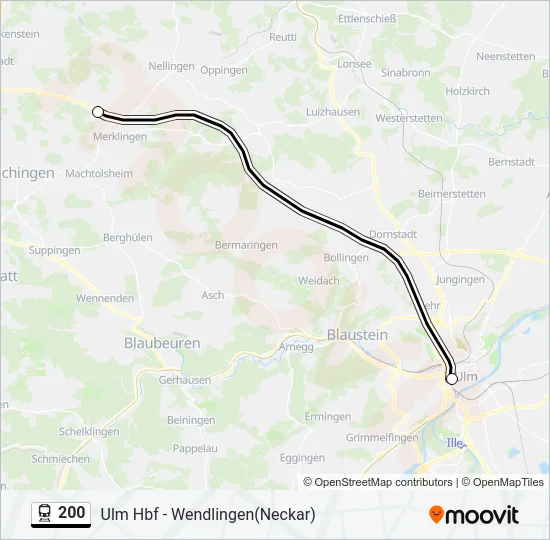 200  Line Map