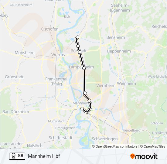 S8  Line Map