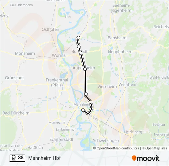 S8  Line Map
