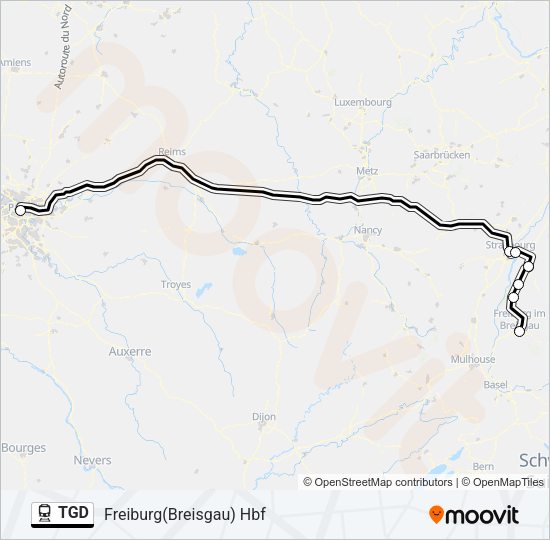 TGD  Line Map