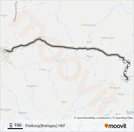 TGD  Line Map
