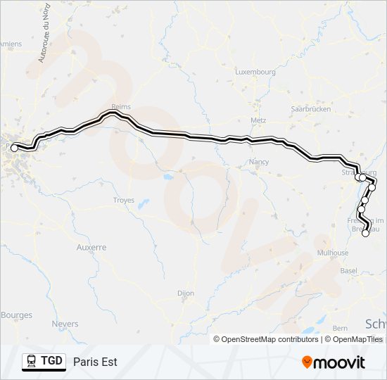 TGD  Line Map