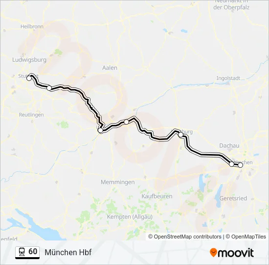 60 Train Line Map