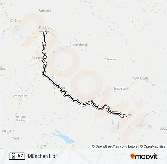 62 Train Line Map