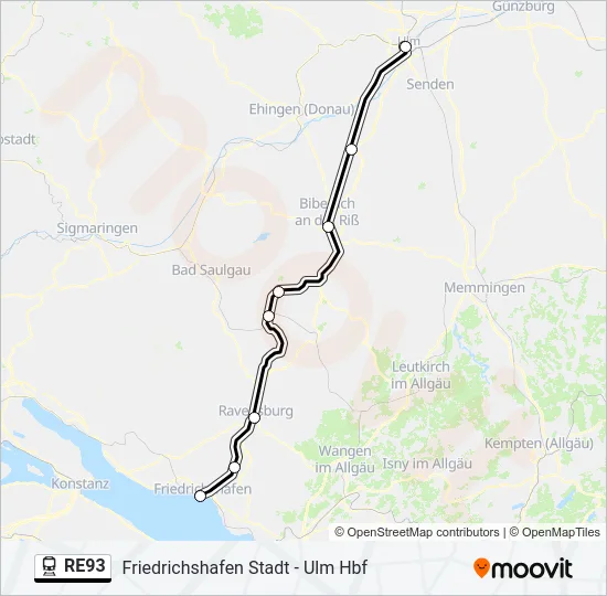 RE93  Line Map