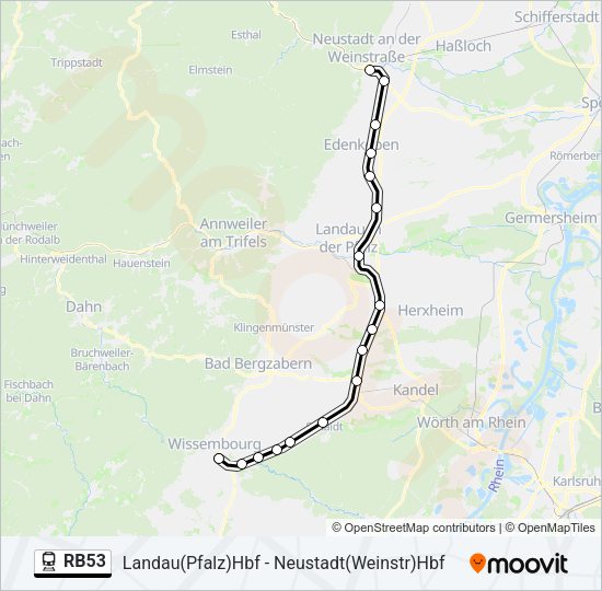 RB53  Line Map
