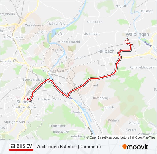 BUS EV Bus Line Map