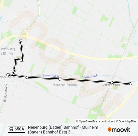 650A  Line Map