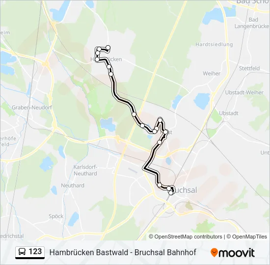 123 Bus Line Map