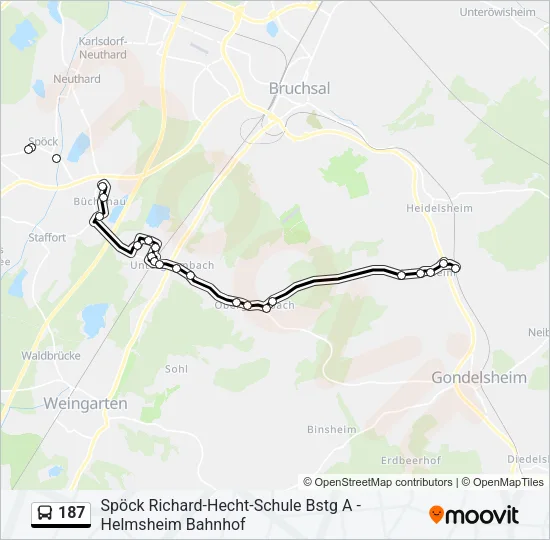 187  Line Map