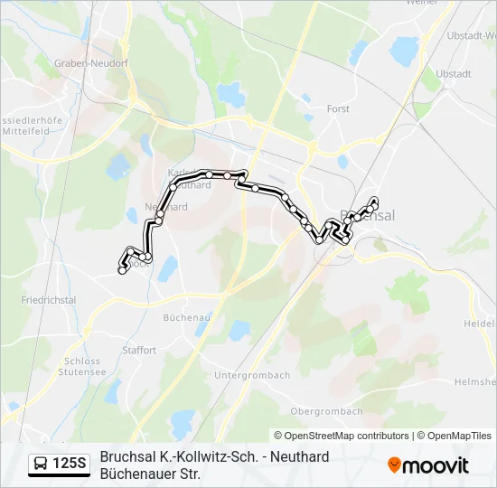 125S  Line Map
