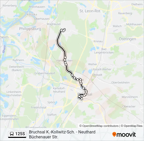 125S  Line Map