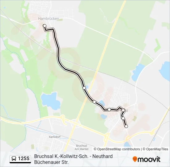 125S  Line Map