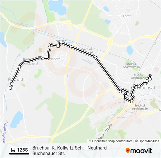 125S  Line Map