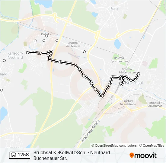 125S  Line Map