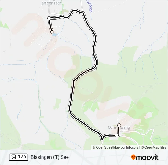 176 Bus Line Map