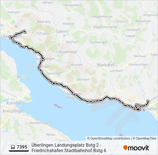 7395 Bus Line Map