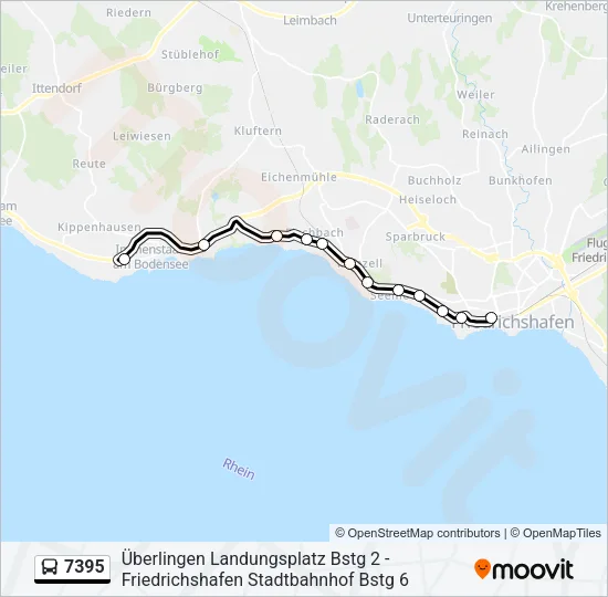 7395 Bus Line Map