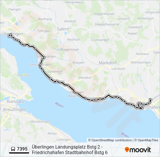 7395 Bus Line Map