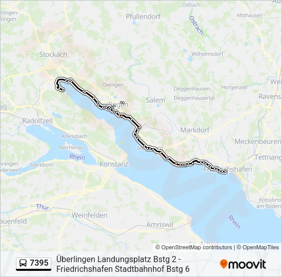 7395 Bus Line Map