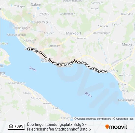7395 Bus Line Map