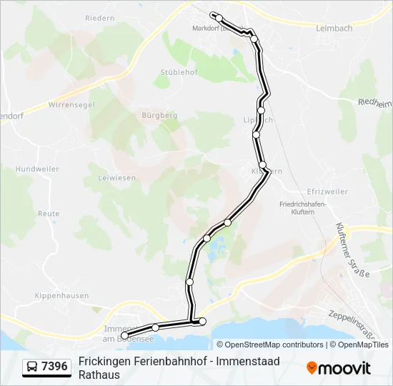 7396 Bus Line Map