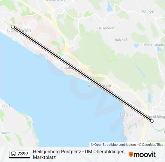 7397 Bus Line Map