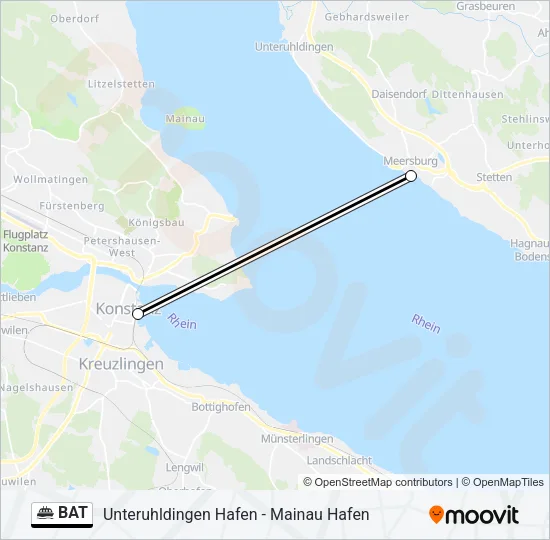 BAT Ferry Line Map
