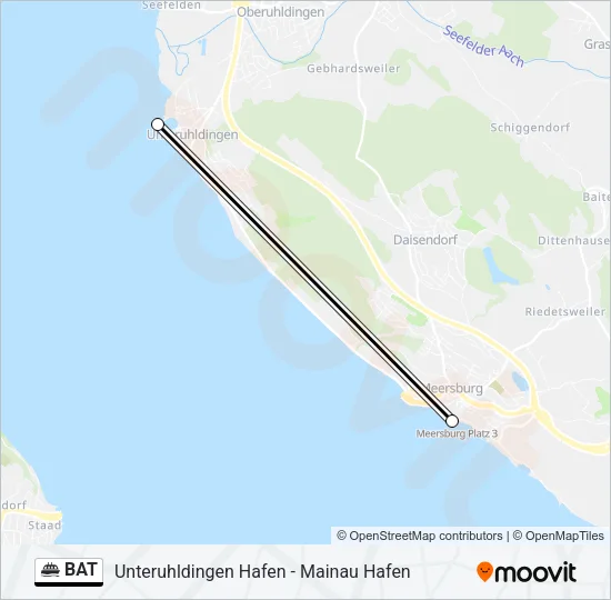 BAT Ferry Line Map