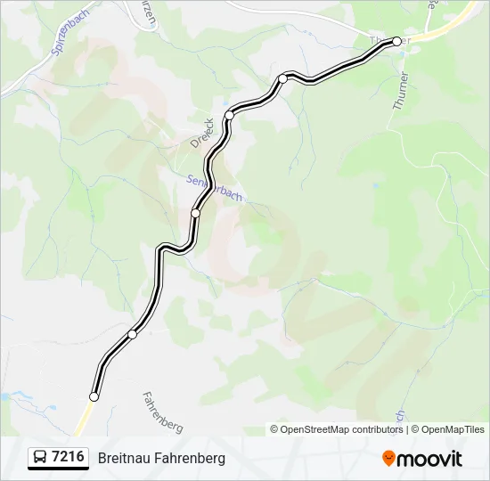 7216 Bus Line Map